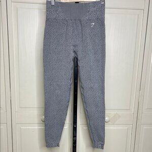 Gymshark Women’s United We Sweat Marl Seamless Leggings Light Grey Sz S